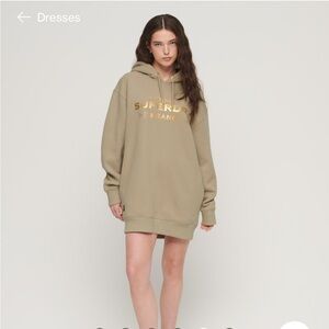 NWT Super Dry Sweatshirt Dress